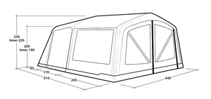 Outwell Virginia 5 Air TC